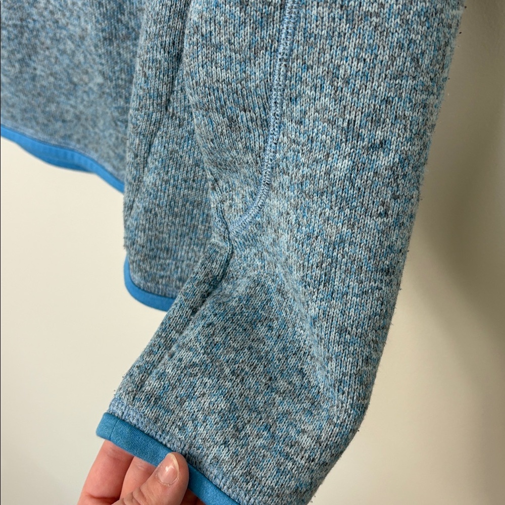 Patagonia Better Sweater Womens Size Medium Dusk Blue Quarter Zip Fleece - Picture 5 of 8